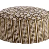 POUF CALAIS NERO C-TULIPANO-ROMBO D65X25