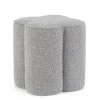 POUF EFFETTO BOUCLE' GRIGIO - COINTA