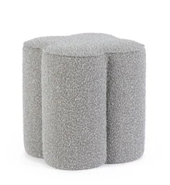 POUF EFFETTO BOUCLE' GRIGIO - COINTA