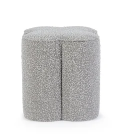 POUF EFFETTO BOUCLE' GRIGIO - COINTA