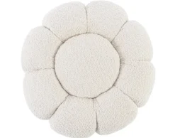 POUF EFFETTO BOUCLE' NATURALE - FLOREL