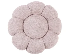 POUF EFFETTO BOUCLE' ROSA ANTICO - FLOREL