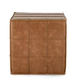 POUF LARISA COGNAC