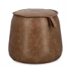 POUF RUDINA COGNAC
