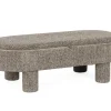 POUF TANYA C-VASS OVALE GRIGIO