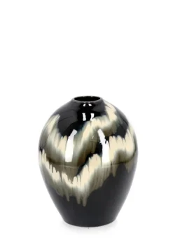 P.VASO COIRA BOMBATO NERO MELANGE H30