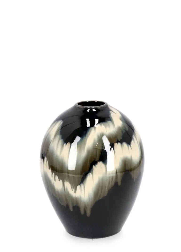 P.VASO COIRA BOMBATO NERO MELANGE H30