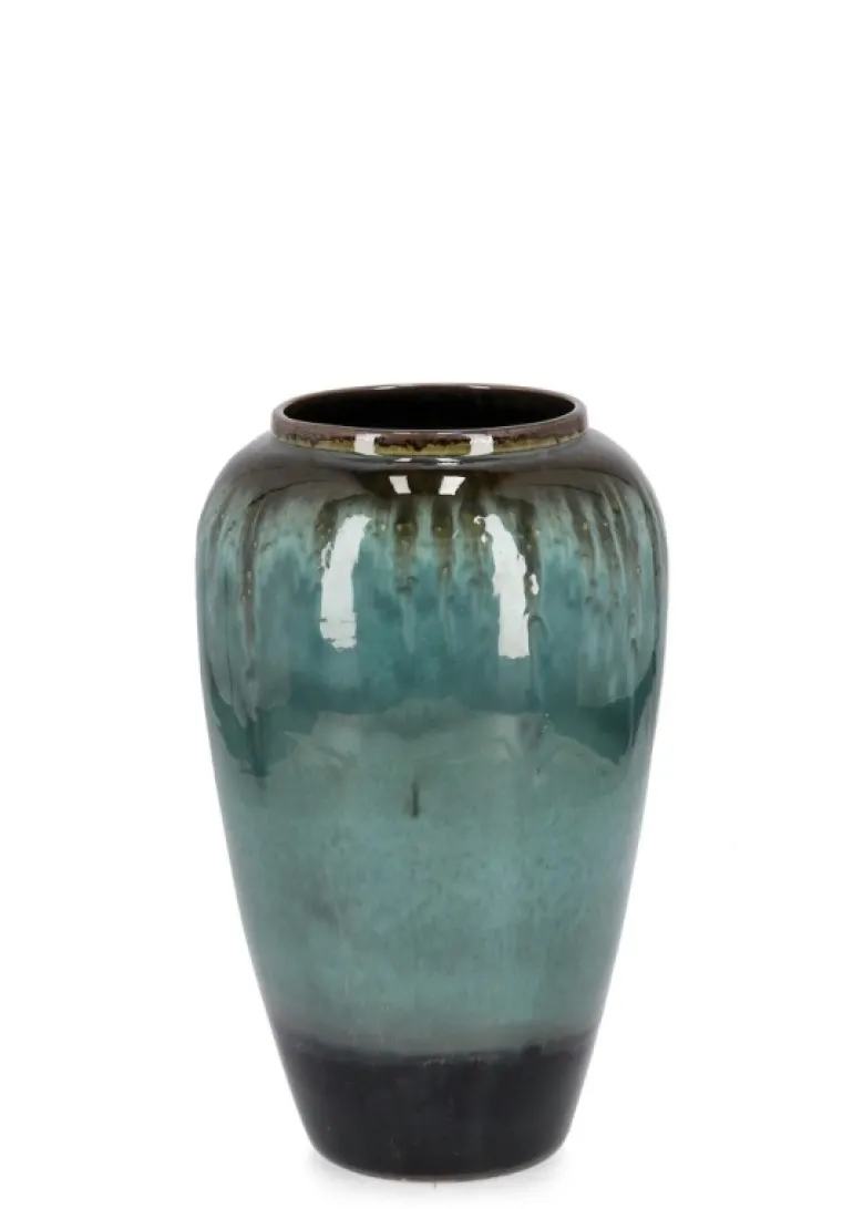 P.VASO COIRA BOMBATO VERDE MELANGE H40