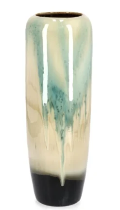 P.VASO COIRA SVASATO BIANCO AZZURRO H60