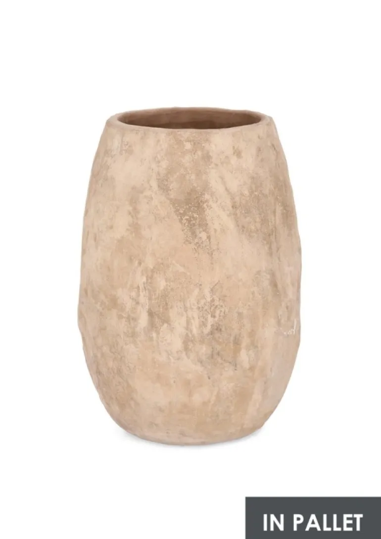 P.VASO MINH BOMB TERRACOTTA BRUNITA H60