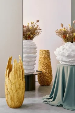 P.VASO PAVO BOMB. BIANCO H39.5