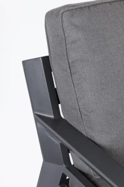 SALOTTO ANGOLARE IN ALLUMINIO ANTRACITE PG61 - HENDRIX