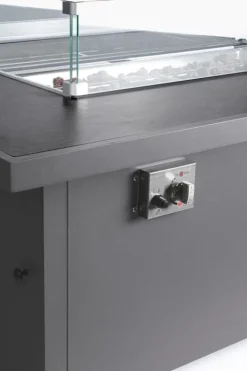 SALOTTO ANGOLARE IN ALLUMINIO ANTRACITE PG61 - HENDRIX