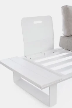 SALOTTO ANGOLARE IN ALLUMINIO BIANCO CX21 - KONNOR