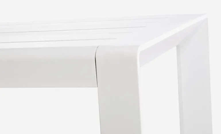 SALOTTO ANGOLARE IN ALLUMINIO BIANCO CX21 - KONNOR