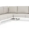 SALOTTO ANGOLARE IN ALLUMINIO BIANCO WG20 - INFINITY