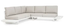 SALOTTO ANGOLARE IN ALLUMINIO BIANCO WG20 - INFINITY
