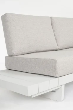 SALOTTO ANGOLARE IN ALLUMINIO BIANCO WG20 - INFINITY