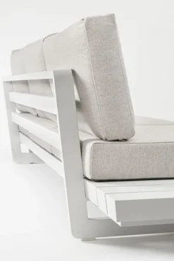 SALOTTO ANGOLARE IN ALLUMINIO BIANCO WG20 - INFINITY