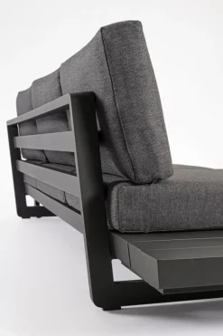 SALOTTO ANGOLARE IN ALLUMINIO ANTRACITE WG21 - INFINITY