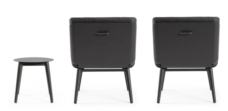 SALOTTO IN ALLUMINIO ANTRACITE WG21 - ISABELA