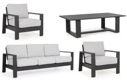 SALOTTO IN ALLUMINIO ANTRACITE YK13 - BALTIC