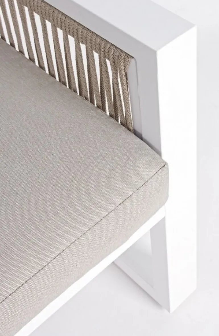 SALOTTO IN ALLUMINIO BIANCO LH30 - CAPTIVA