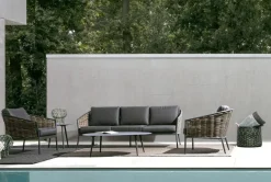 SALOTTO IN FIBRA SINTETICA ANTRACITE YK13 - MARIBELA