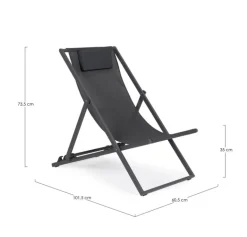 SDRAIO IN ALLUMINIO ANTRACITE - TAYLOR