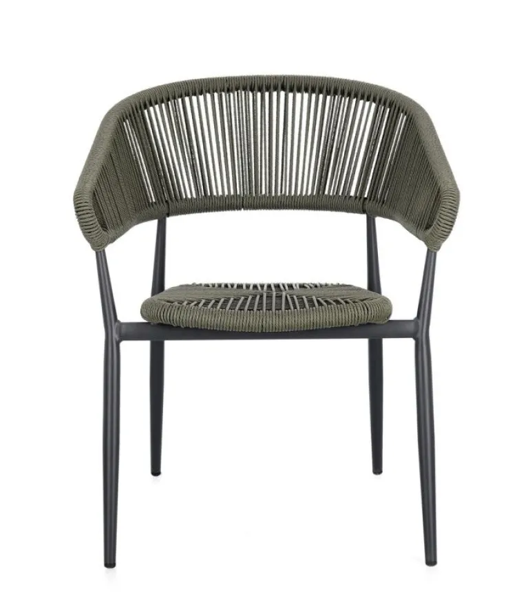 SEDIA C-BR ALGAIDA ANTRACITE/VERDE