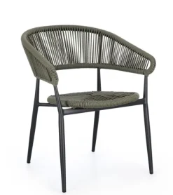 SEDIA C-BR ALGAIDA ANTRACITE/VERDE