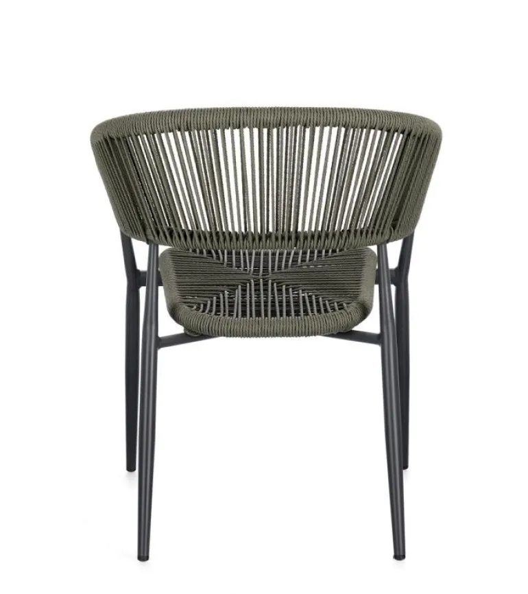 SEDIA C-BR ALGAIDA ANTRACITE/VERDE