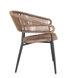 SEDIA C-BR ALGAIDA ANTRACITE/NATURAL