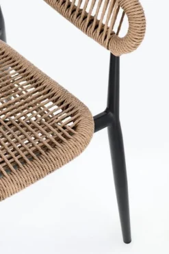 SEDIA C-BR ALGAIDA ANTRACITE/NATURAL