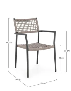 SEDIA C-BR CALETA ANTRACITE/KHAKI