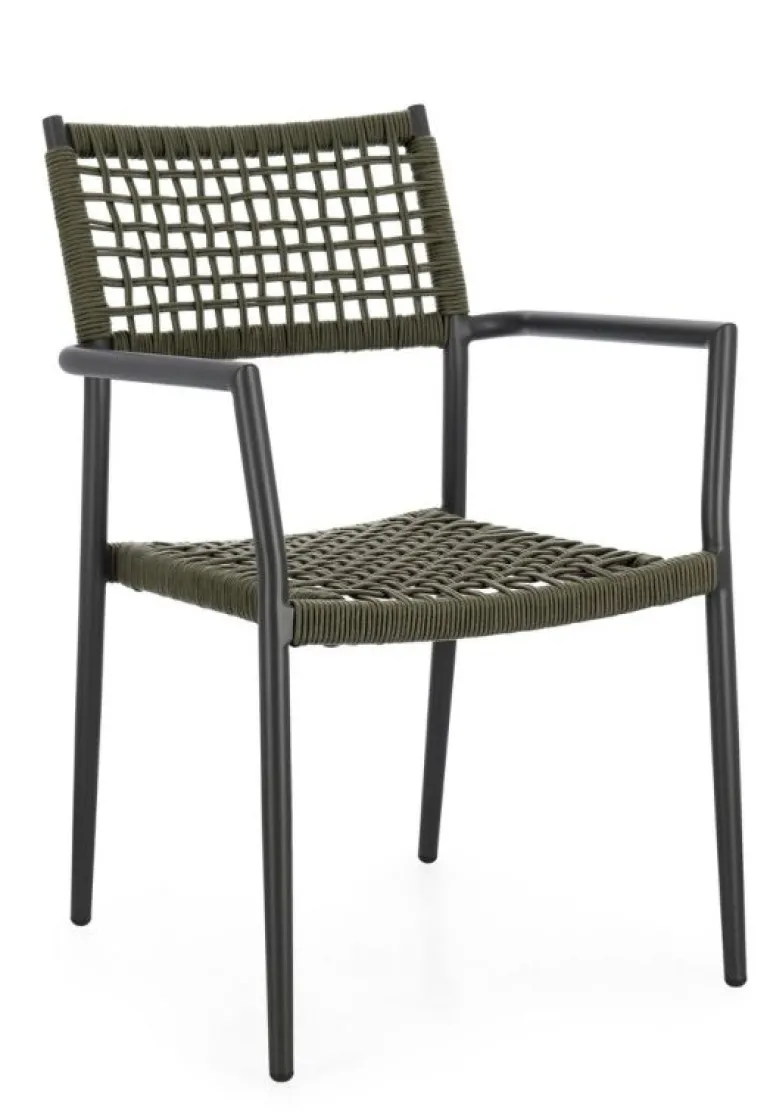 SEDIA C-BR CALETA ANTRACITE/VERDE