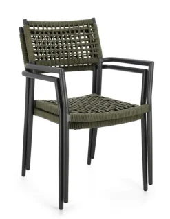 SEDIA C-BR CALETA ANTRACITE/VERDE