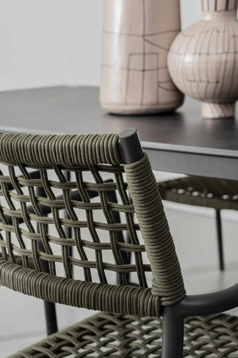 SEDIA C-BR CALETA ANTRACITE/VERDE