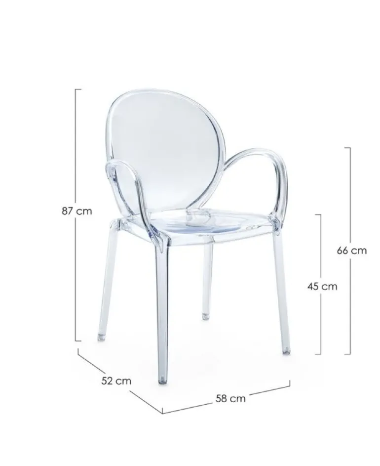 SEDIA C-BR CAMILLA TRASP