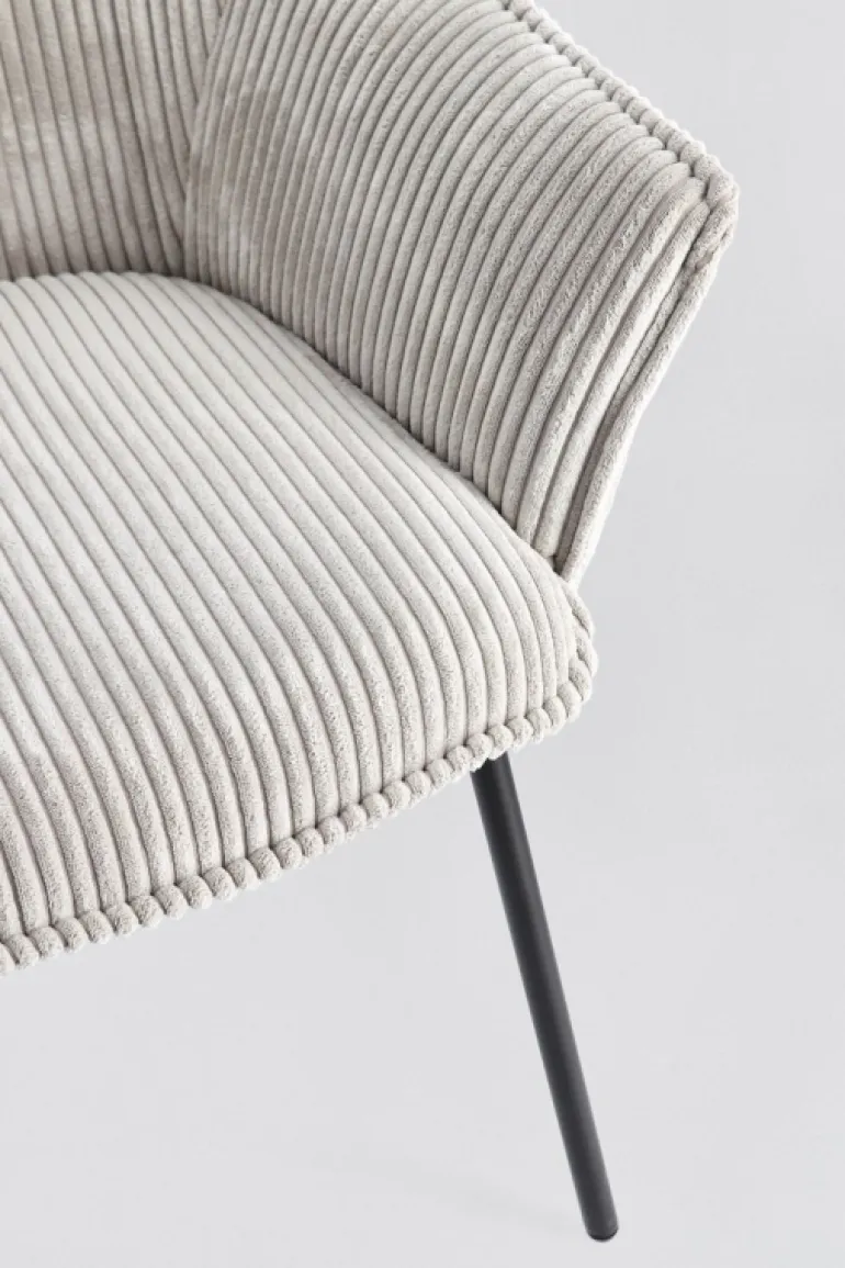 SEDIA C-BR CASSIDY NERO/GRIGIO CHIARO