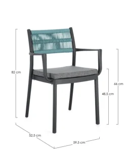 SEDIA C-BR C-C ALVIN ANTRACITE/AVIO