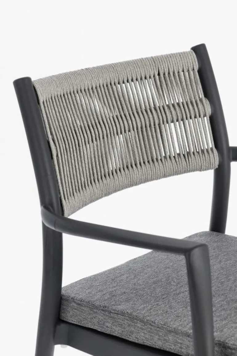 SEDIA C-BR C-C ALVIN ANTRACITE/GRIGIO CH