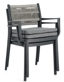 SEDIA C-BR C-C ALVIN ANTRACITE/GRIGIO CH