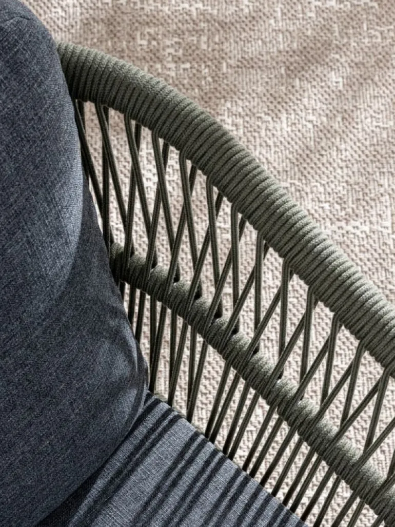 SEDIA C-BR C-C GALDANA ANTRACITE/VERDE