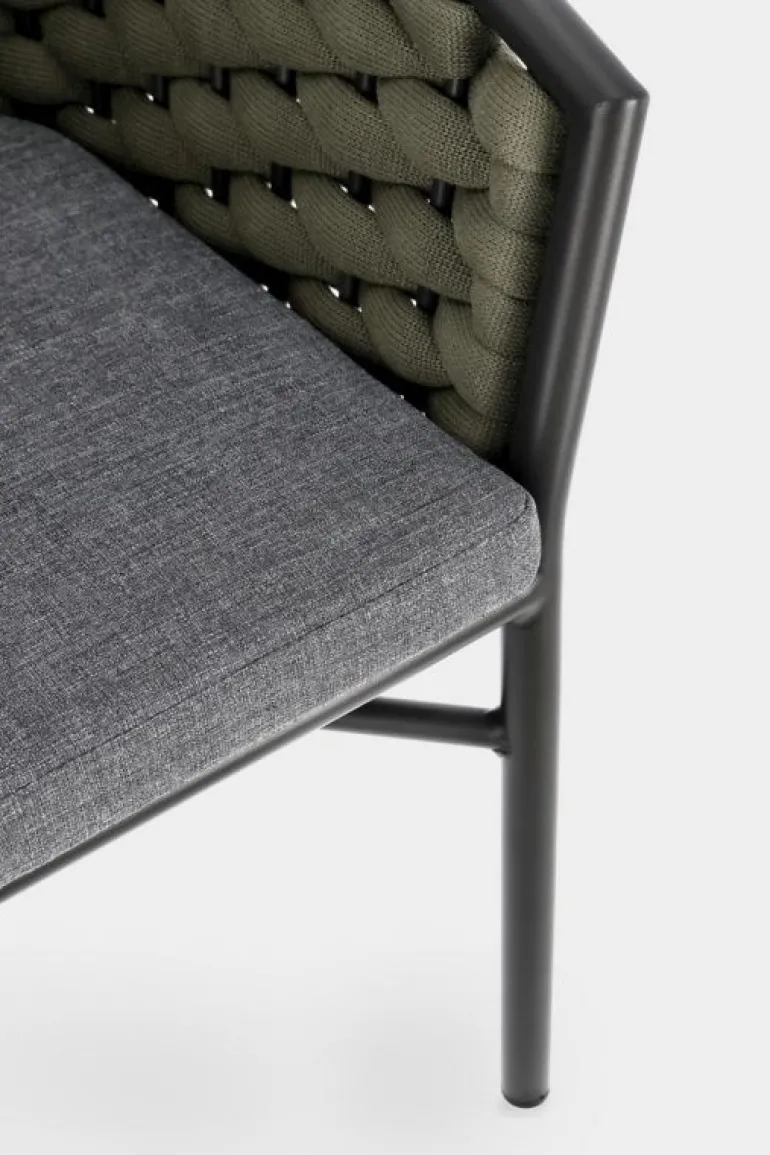 SEDIA C-BR C-C MARGALIDA ANTRACITE/VERDE