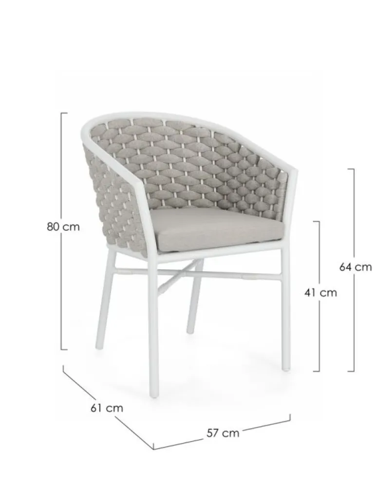 SEDIA C-BR C-C MARGALIDA BIANCO