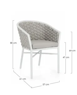 SEDIA C-BR C-C MARGALIDA BIANCO