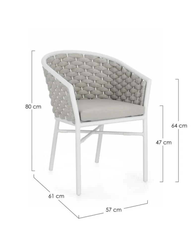 SEDIA C-BR C-C MARGALIDA BIANCO