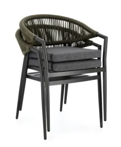 SEDIA C-BR C-C MILLOR ANTRACITE/VERDE