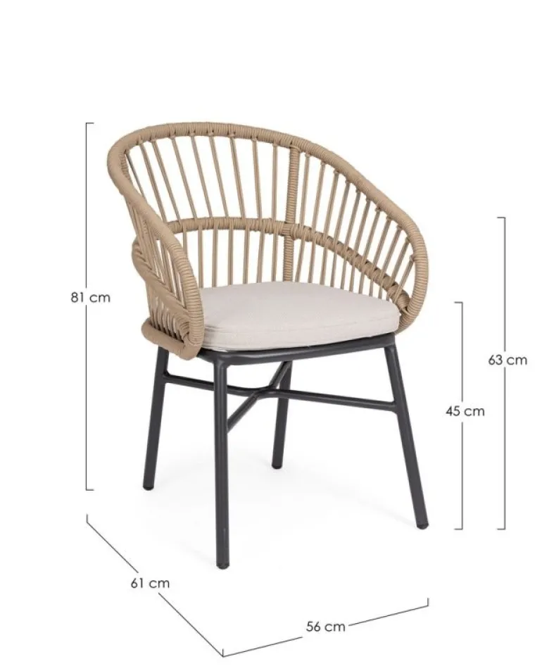 SEDIA C-BR C-C ODIVELAS BEIGE